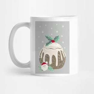 Vintage Christmas Pudding Jar with Gingerbread Cookies Mug